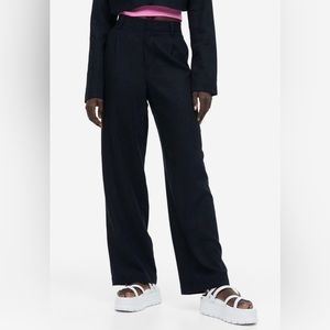 H&M Linen-blend Dress Pants